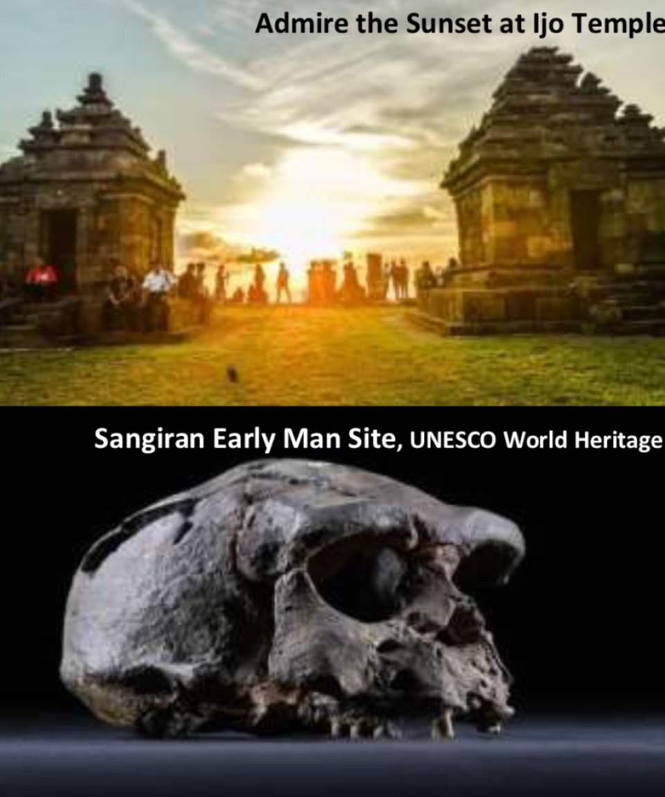 5 Days 4 Nights Jogjakarta, Karanganyar, Solo City, Sangiran Early Man Site, Borobudur Temple, UNESCO Prambanan Temple, Candi Mendut