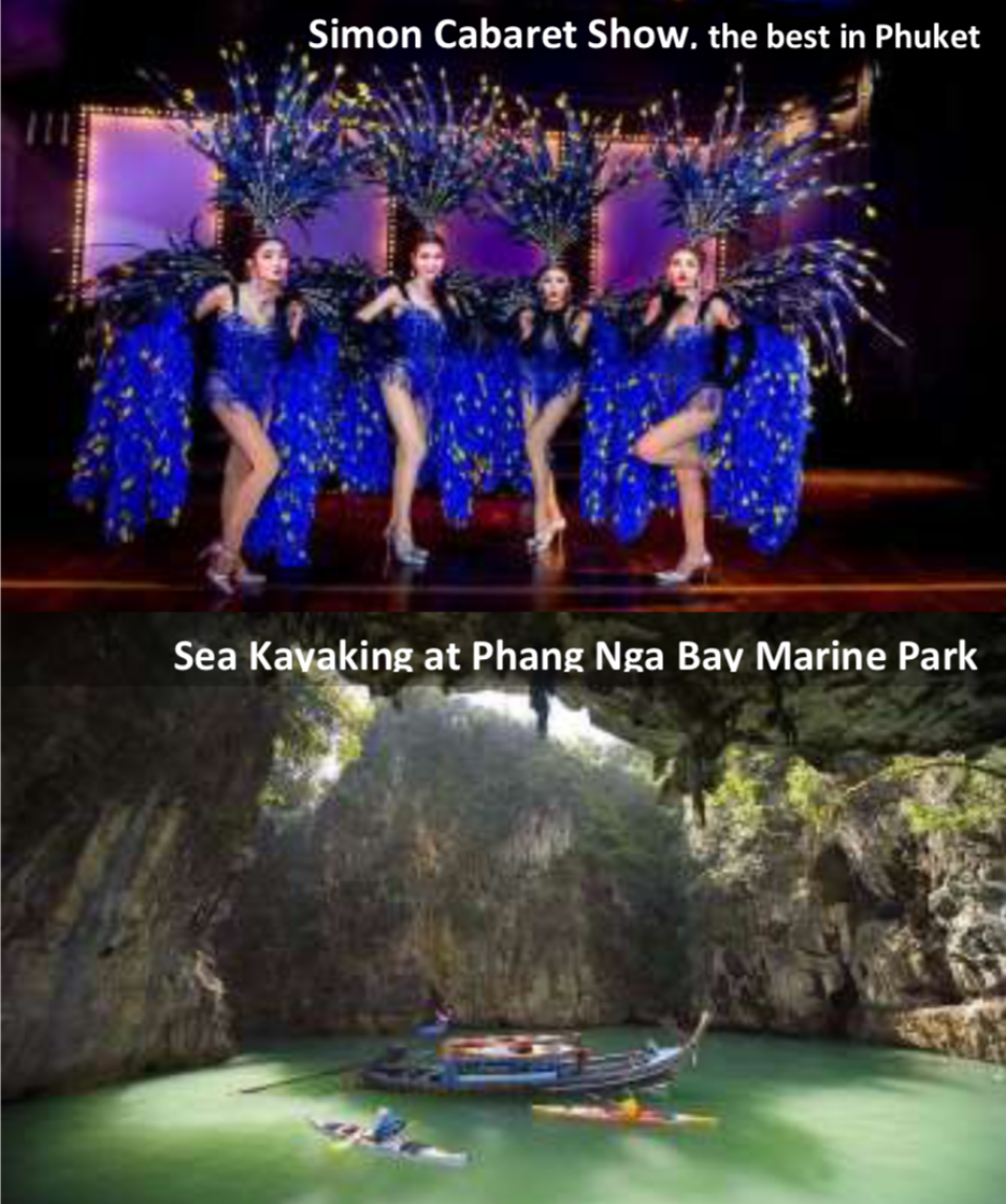 4 Days 3 Nights Phuket, Phang Nga Bay Marine Park, James Bond Island, Sea Kayak Adventure, Coral Island