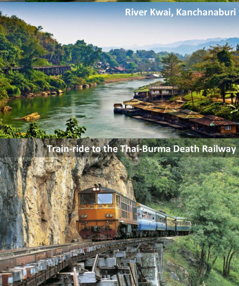 4 Days 3 Nights Bangkok, Kanchanaburi, River Kwai, Hellfire Pass Trail, U Incantree Resort (Free Muay Thai Show)
