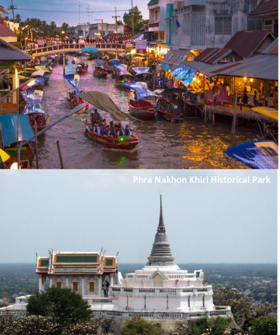 5 Days 4 Nights Bangkok, Hua Hin, Amphawa Floating Market, Phra Nakhon Khiri Historical Park, Maruekhathaiyawan Palace (Free Upgrade 01 Dinner at Grand Pearl Dinner Cruise)