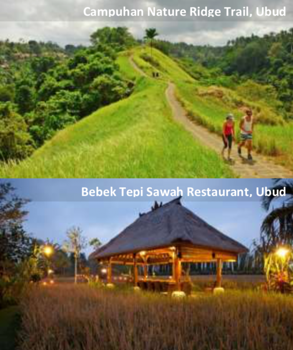 4 Days 3 Nights Bali, Campuhan Nature Ridge Trail, Gunung Kawi, Ubud Art Market, Tengalalang Rice Terraces, Monkey Forest