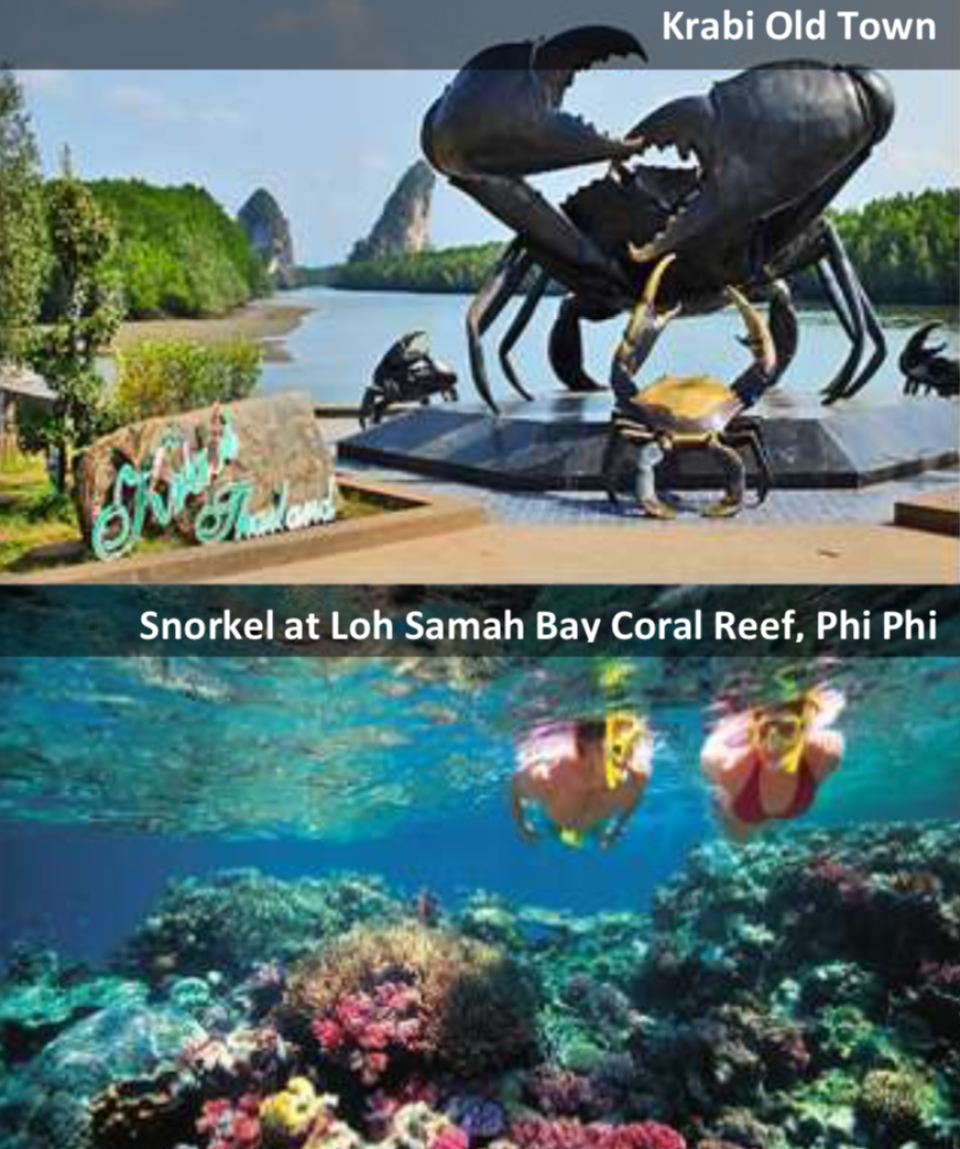 4 Days 3 Nights Krabi, Phi Phi Island, Phuket SIC (Special Discount, FREE Krabi & Phuket Discovery Tour)